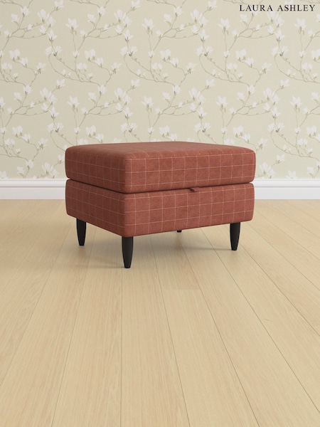 Carolyn Check/Terracotta Orange Radcliffe By Laura Ashley (AB2901) | £500