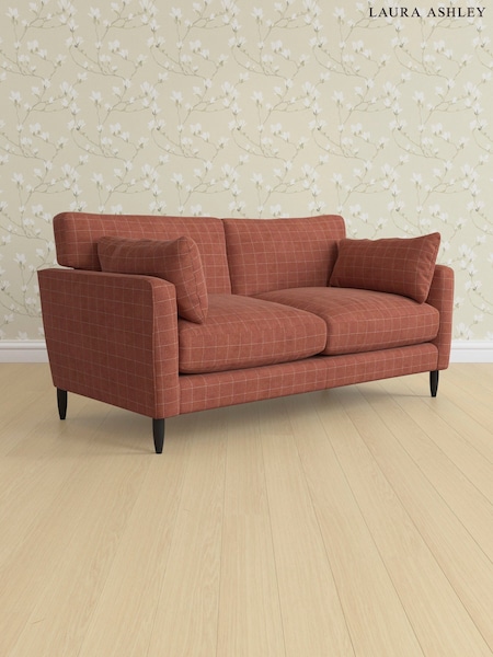 Carolyn Check/Terracotta Orange Radcliffe By Laura Ashley (AB2901) | £1,650