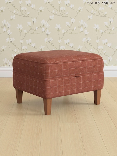 Carolyn Check/Terracotta Orange Marford By Laura Ashley (AB2903) | £550
