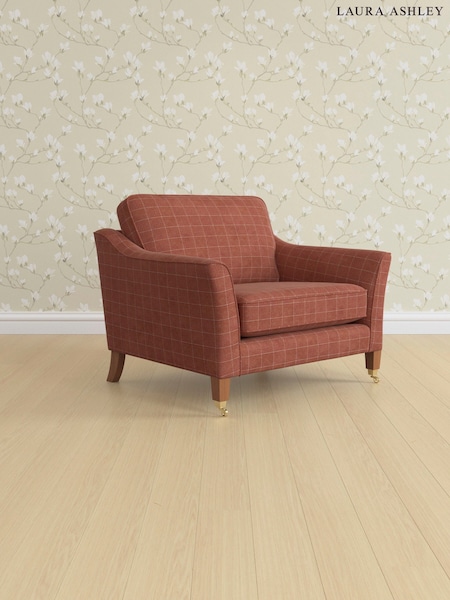 Carolyn Check/Terracotta Orange Marford By Laura Ashley (AB2903) | £900