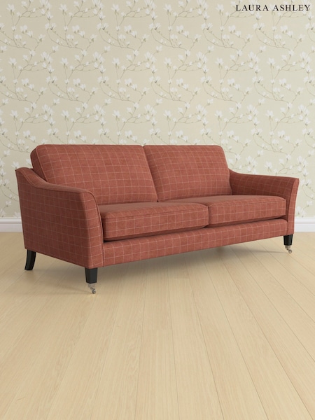 Carolyn Check/Terracotta Orange Marford By Laura Ashley (AB2903) | £1,450
