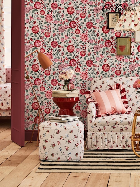 Cath Kidston Rose Strawberry Garden 10M Wallpaper (AB3340) | £42