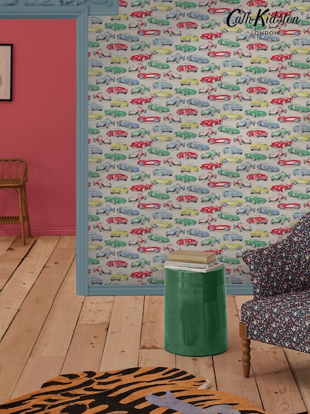 Cath Kidston Multi Vintage Cars 10M Wallpaper (AB3342) | £42