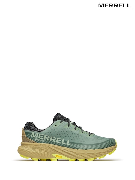 Amblers Safety Green Merrell Mens Agility Peak 5 GTX Trainers (AB3664) | £140