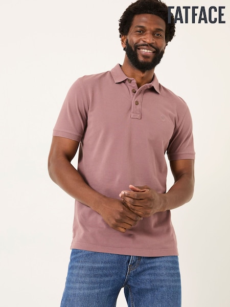 FatFace Purple Pique Polo (AB4062) | £29.50