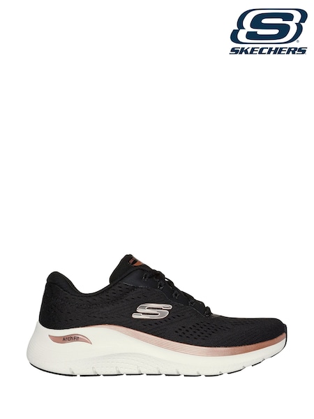 Skechers Black Arch Fit 2.0 Glow The Distance Trainers (AB4380) | £89