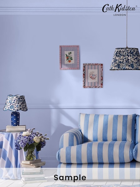 Cath Kidston Blue Peel & Stick Sample - Velvet Bow (AB4434) | £1.50