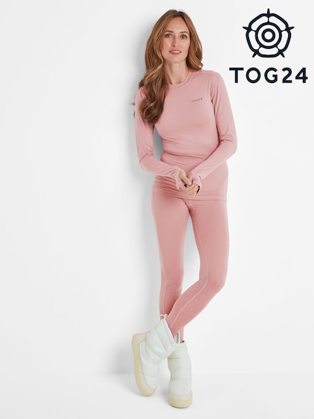 Tog 24 Light Pink Snowdon Thermal Leggings (AB4559) | £32