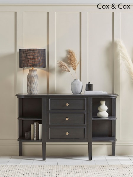 Cox & Cox Black Camille Display Console (AB4579) | £850