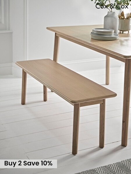 Cox & Cox Natural Oslo Oak Long Bench (AB4585) | £275