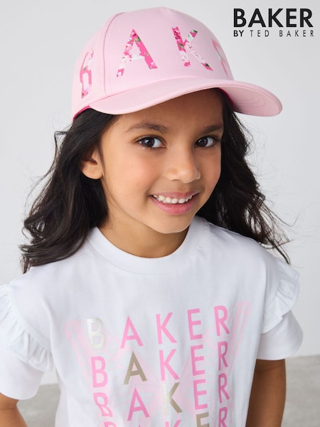 Baker by Ted Baker Girls Twill Baseball Cap (AB4735) | £16