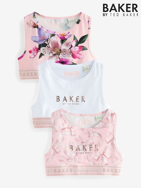 Baker by Ted Baker Crop Tops 3 Pack (AB4742) | £16