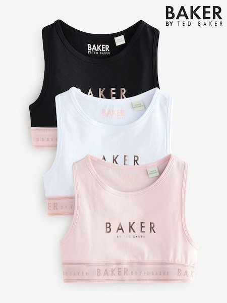 Baker by Ted Baker Crop Tops 3 Pack (AB4743) | £16