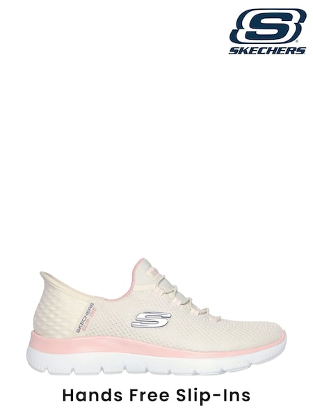 Skechers Natural Womens Slip In Summits Dazzling Haze Trainers (AB4867) | £74