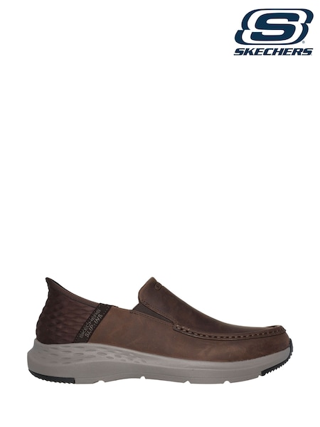 Skechers Brown Parson Oswin Shoes (AB5013) | £94