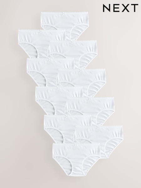 White Briefs 10 Pack (1.5-16yrs) (AB5059) | £11 - £16