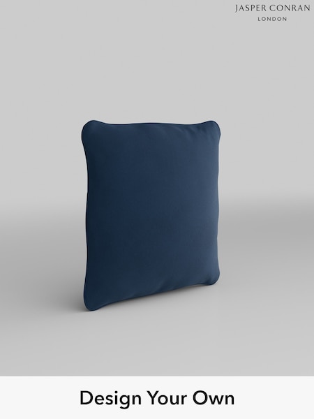 Jasper Velvet/Navy Blue Upholstery Cushions By Jasper Conran (AB5093) | £50