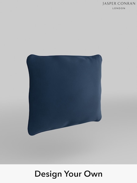 Jasper Velvet/Navy Blue Upholstery Cushions By Jasper Conran (AB5093) | £55
