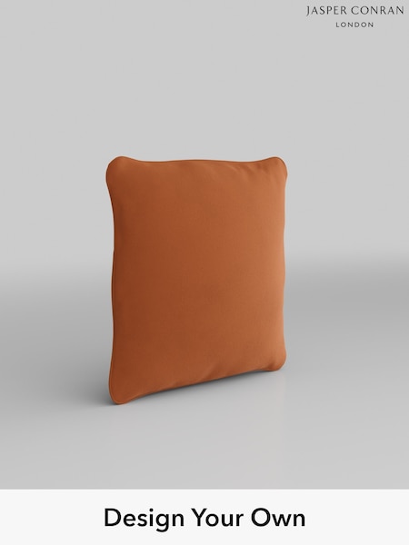 Jasper Velvet/Sienna Orange Upholstery Cushions By Jasper Conran (AB5106) | £50