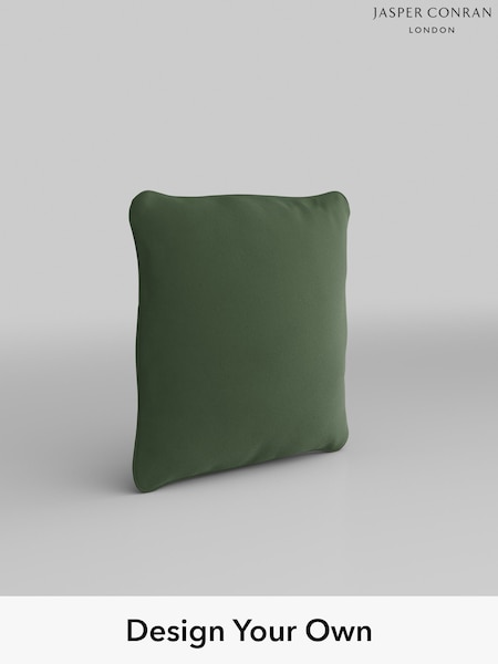 Jasper Velvet/Spruce Green Upholstery Cushions By Jasper Conran (AB5109) | £50
