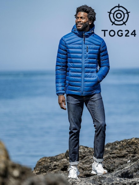 Tog 24 Dark Blue Mens North RDS Hooded Jacket (AB6014) | £120
