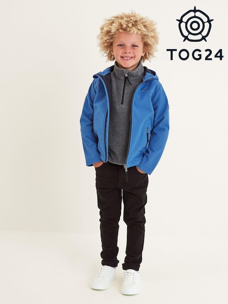 Tog 24 Blue Dark Koroma Softshell Hooded Jacket (AB6189) | £35