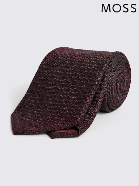 MOSS Sky Grenadine Tie (AB6366) | £40