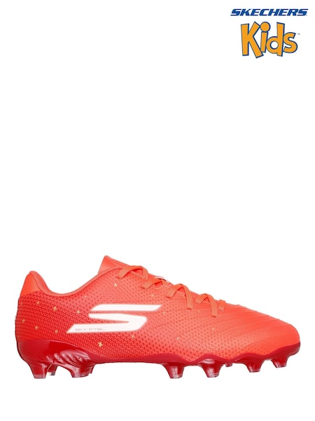 Skechers Red Jr Youth Firm Ground Football Boots (AB6400) | £44