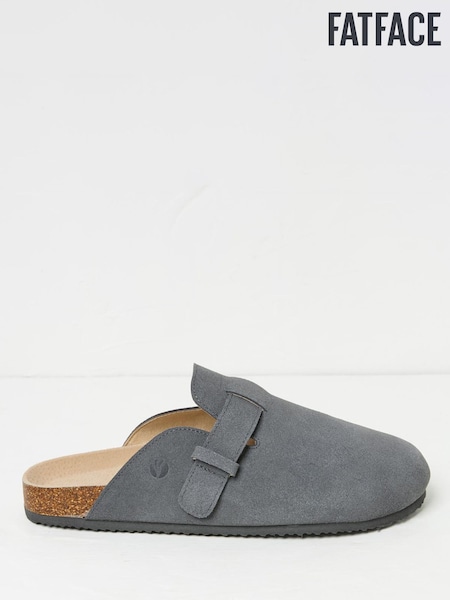 FatFace George Charcoal Grey House Shoe (AB6821) | £39.50