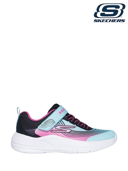 Skechers Black Microspec Advance Trainers (AB7321) | £34