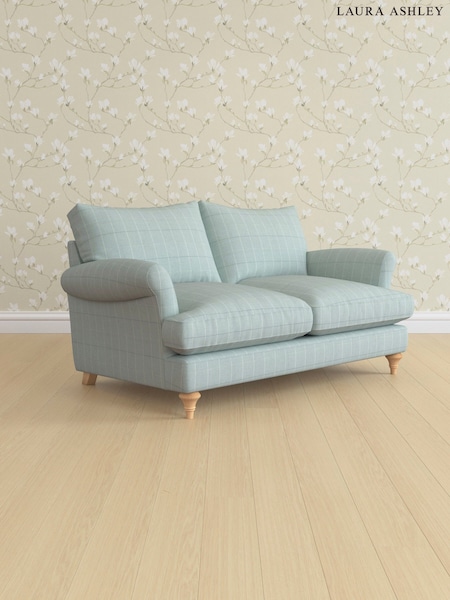 Carolyn Check/Duck Egg Westley By Laura Ashley (AB7547) | £1,400