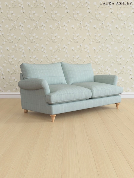Carolyn Check/Duck Egg Westley By Laura Ashley (AB7547) | £1,500