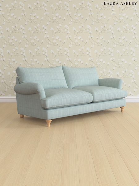 Carolyn Check/Duck Egg Westley By Laura Ashley (AB7547) | £1,600