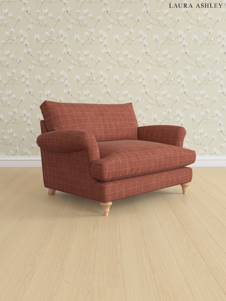 Carolyn Check/Terracotta Orange Westley By Laura Ashley (AB7551) | £1,050