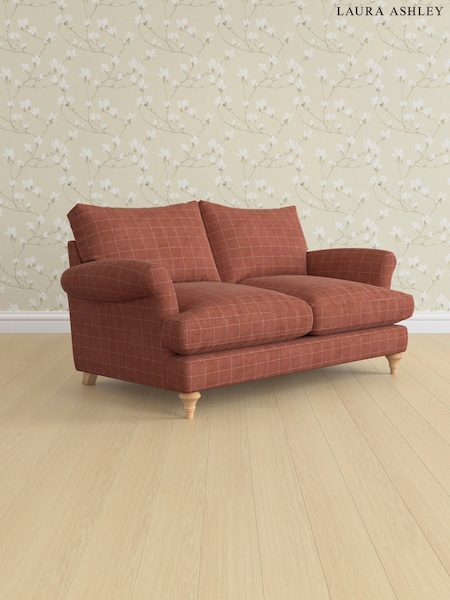 Carolyn Check/Terracotta Orange Westley By Laura Ashley (AB7551) | £1,400
