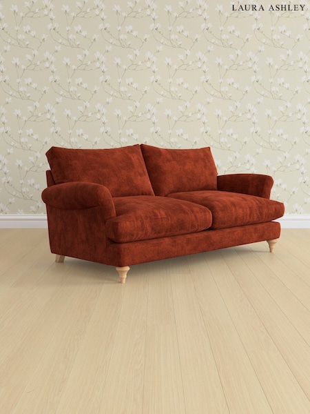 Kingsley Velvet/Terracotta Orange Westley By Laura Ashley (AB7608) | £1,500