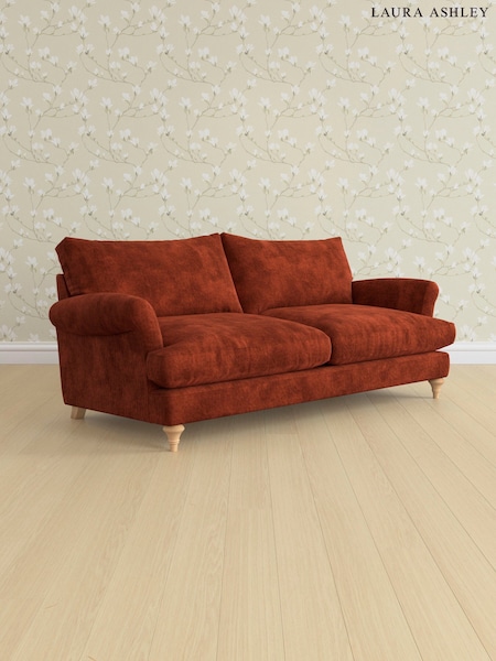 Kingsley Velvet/Terracotta Orange Westley By Laura Ashley (AB7608) | £1,600