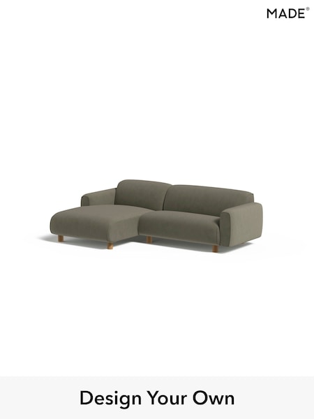 Cotton Weave/Dark Olive Green Diego By Made (AB7681) | £1,599