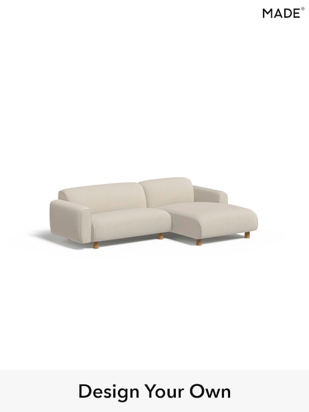 Cotton Weave/Pebble Grey Diego By Made (AB7683) | £1,599