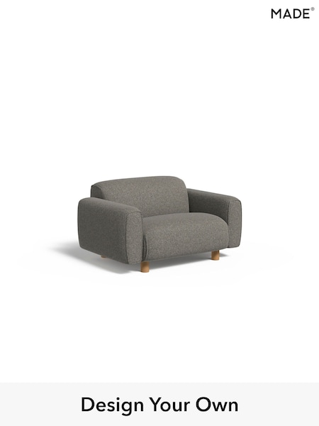 Basket Weave/Dark Linen Natural Diego By Made (AB7688) | £750