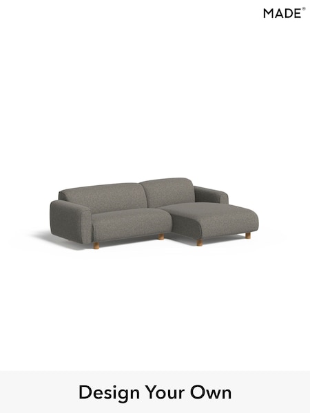 Basket Weave/Dark Linen Natural Diego By Made (AB7688) | £1,499