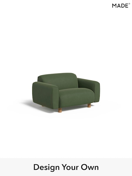 Matt Velvet Easy Clean/Grass Green Diego By Made (AB7690) | £750