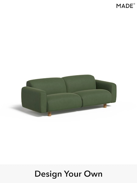 Matt Velvet Easy Clean/Grass Green Diego By Made (AB7690) | £975