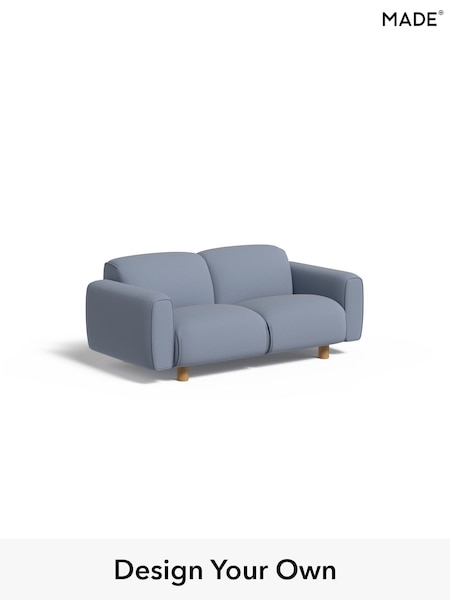 Matt Velvet Easy Clean/Arctic Blue Diego By Made (AB7694) | £875