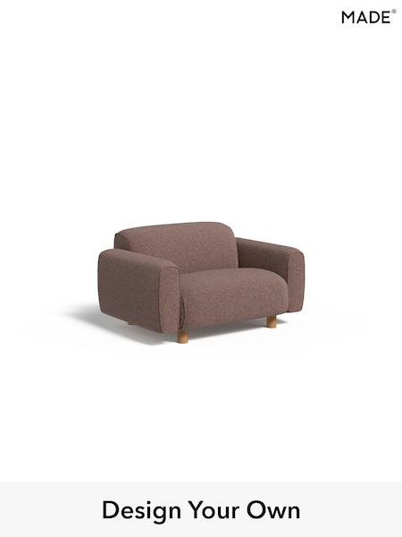 Basket Weave/Dusky Pink Diego By Made (AB7698) | £750