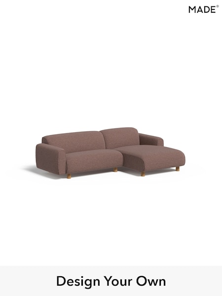 Basket Weave/Dusky Pink Diego By Made (AB7698) | £1,499