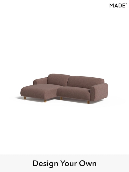 Basket Weave/Dusky Pink Diego By Made (AB7698) | £1,499