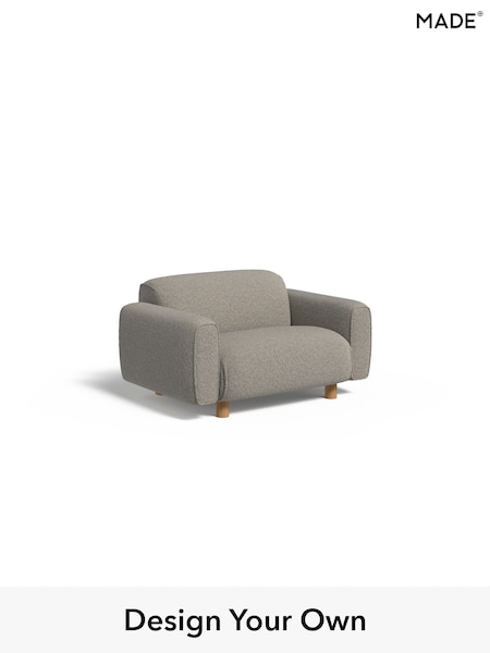 Basket Weave/Pumice Grey Diego By Made (AB7699) | £750