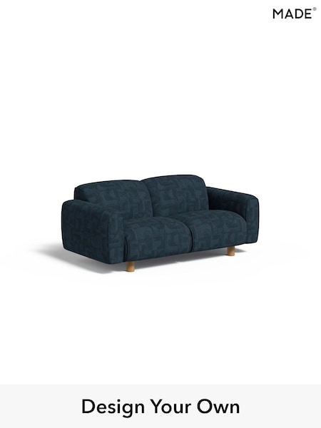 Caro Abstract Weave/Ink Blue Diego By Made (AB7710) | £1,025