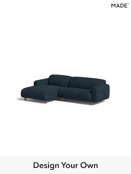 Caro Abstract Weave/Ink Blue Diego By Made (AB7710) | £1,699